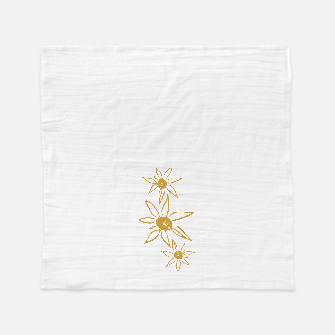 flour sack tea towel | kitchen vibe ~ summer bloom