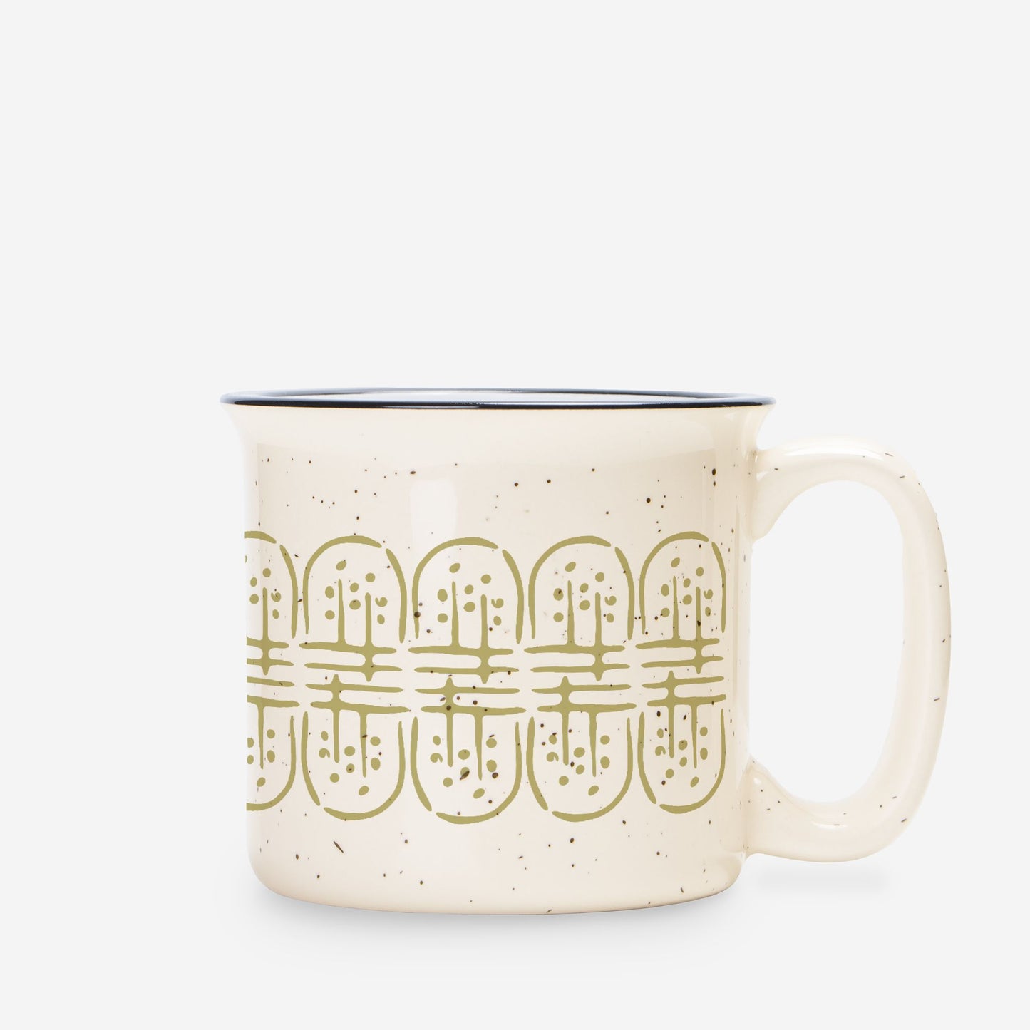 ceramic camp mug | brew vibe ~ muscari spring