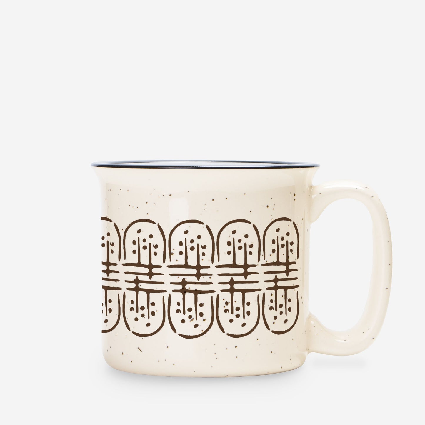 ceramic camp mug | brew vibe ~ muscari spring