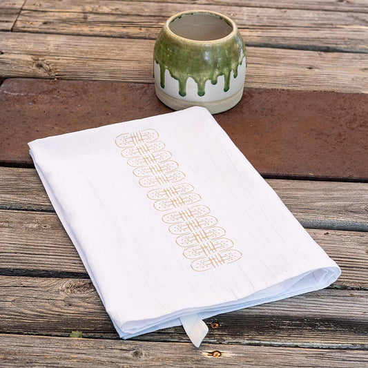 flour sack tea towel | muscari spring