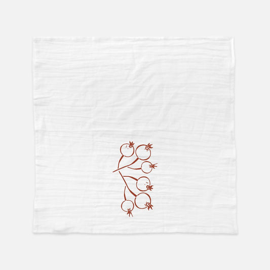 flour sack tea towel | rosehip autumn