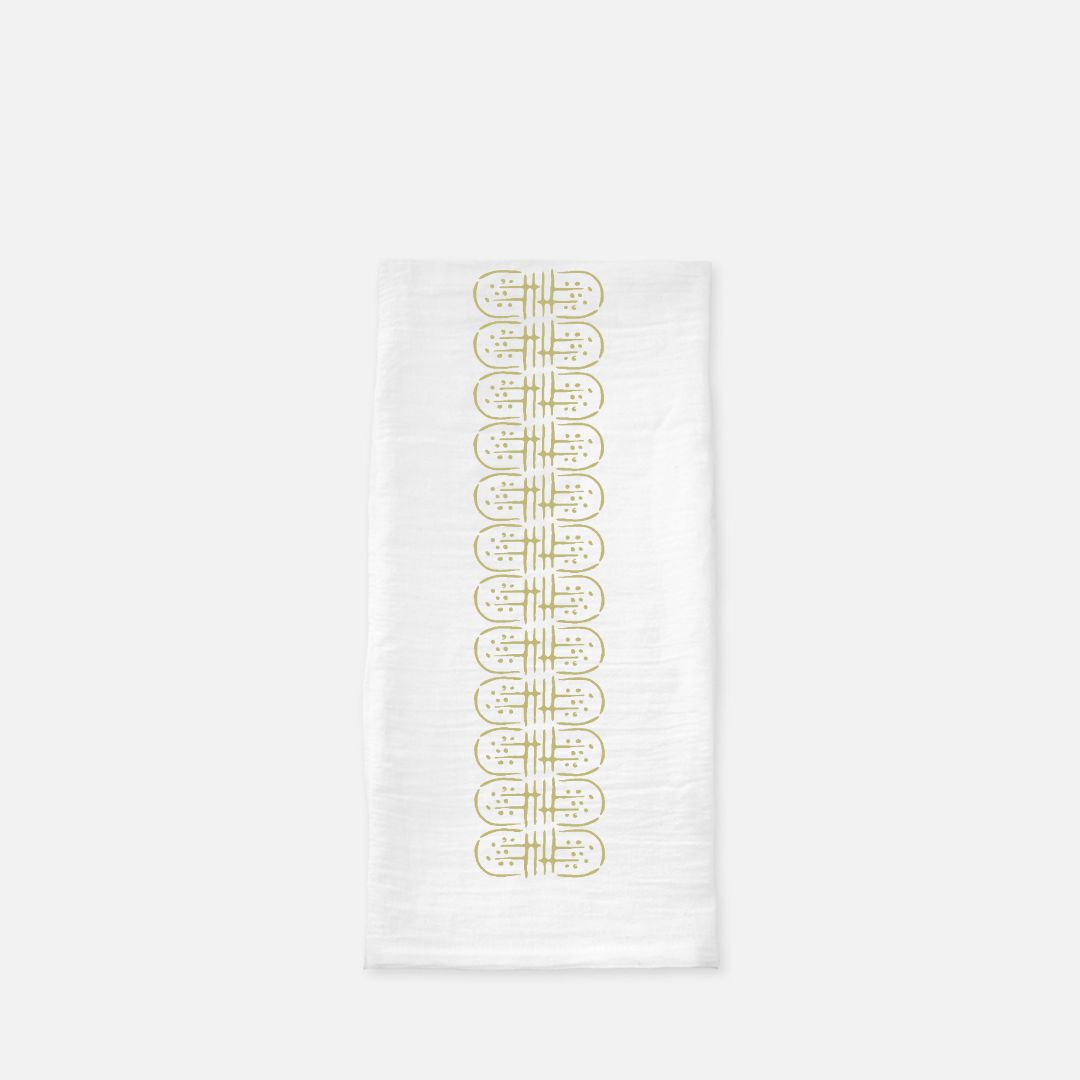 flour sack tea towel | muscari spring