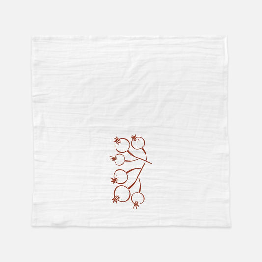 flour sack tea towel | rosehip autumn