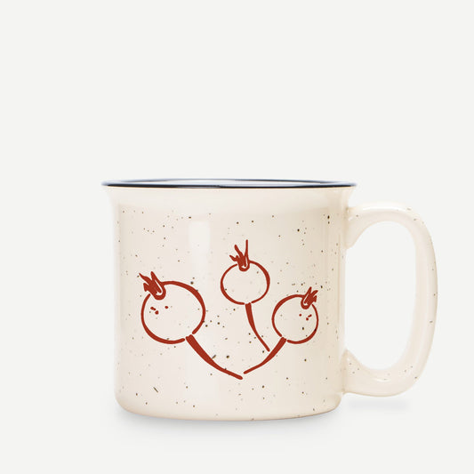 ceramic camp mug | rosehip autumn