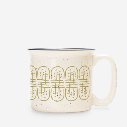 ceramic camp mug | brew vibe ~ muscari spring