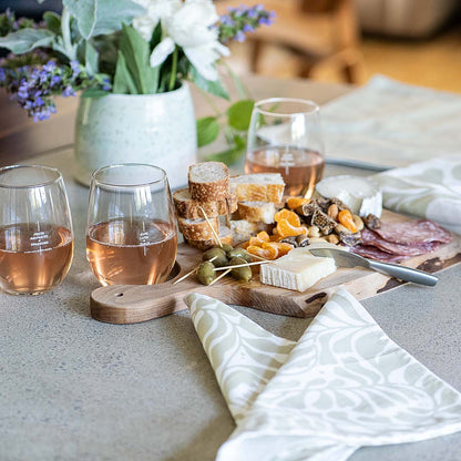 live edge artisan wood serving board~ summer glyph