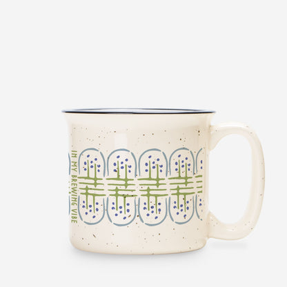 ceramic camp, mug | brew vibe ~ first bloom