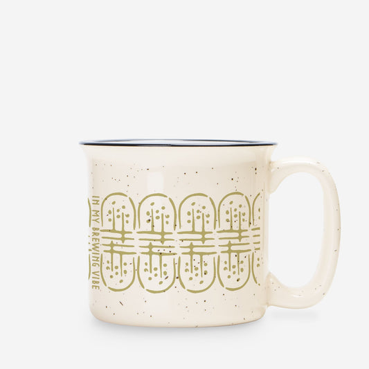 ceramic camp, mug | brew vibe ~ first bloom