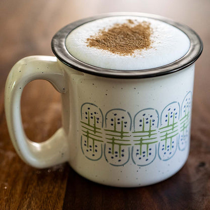 ceramic camp, mug | brew vibe ~ first bloom