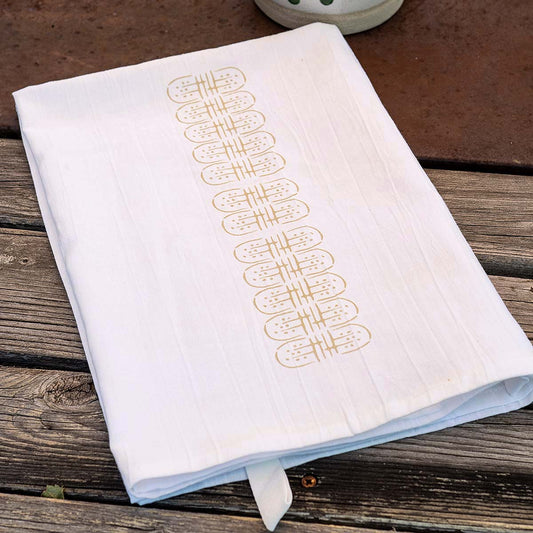 flour sack tea towel | muscari spring