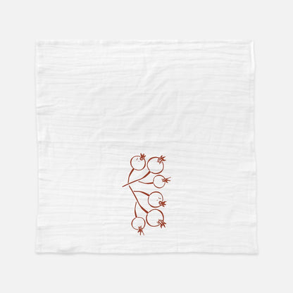 flour sack tea towel | rosehip autumn